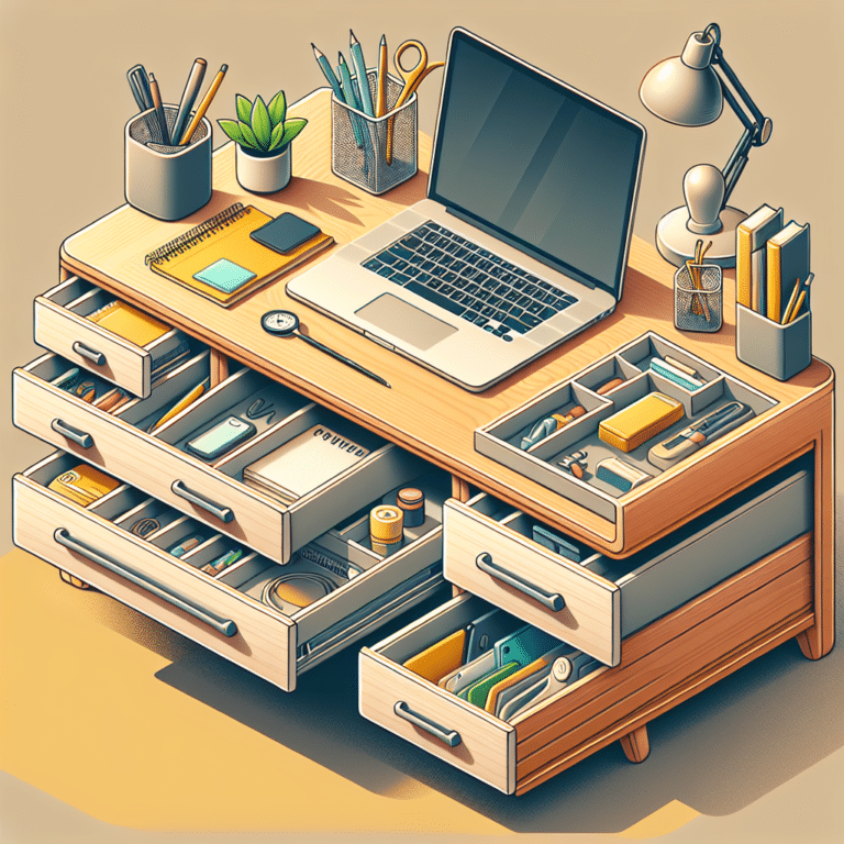 Hidden Storage Ideas for Desks