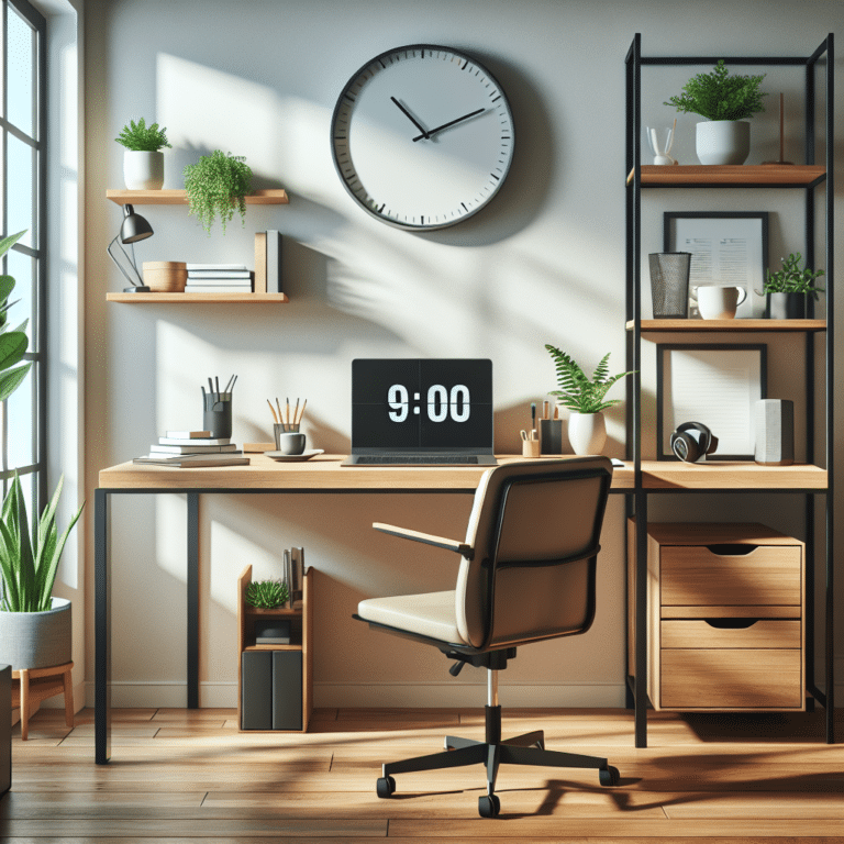Establishing an Effective Daily Routine for Home Office