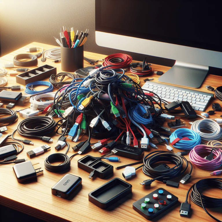 Cable Organizer Gadgets for Desks