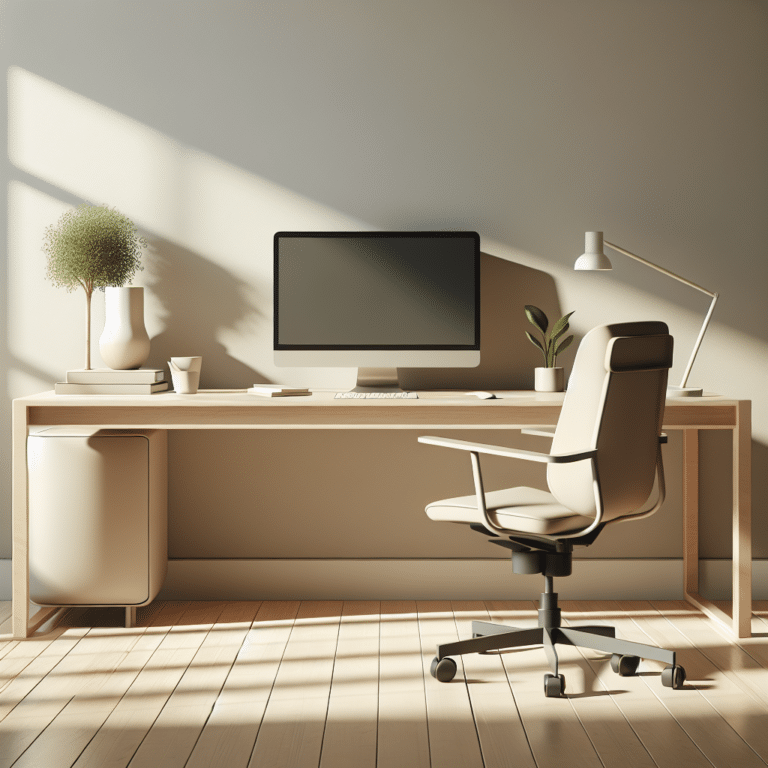 Modern Minimalist Workspace Design