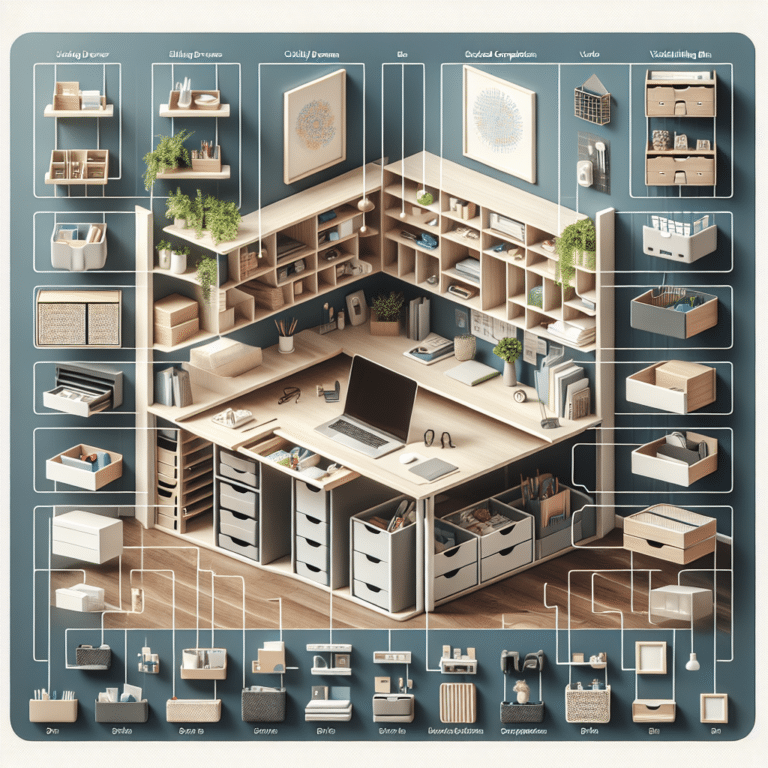 Under Desk Storage Ideas for Small Rooms