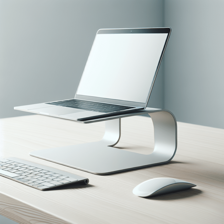 Minimalist Laptop Stand for Desk Setup